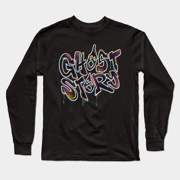 Ghost Story Long Sleeve T-Shirt by Graffitidesigner